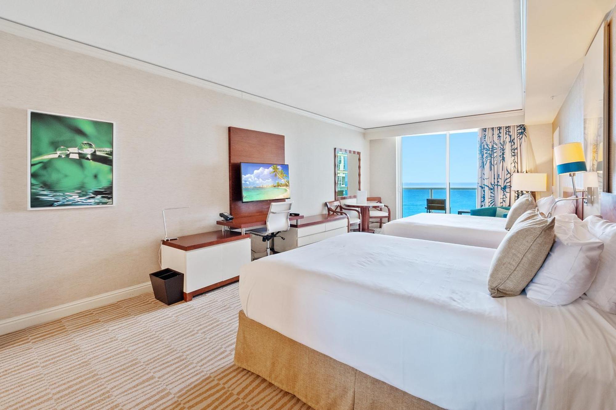 Trump International Deluxe 2 Queen Bed Ocean Front Sunny Isles Beach Buitenkant foto
