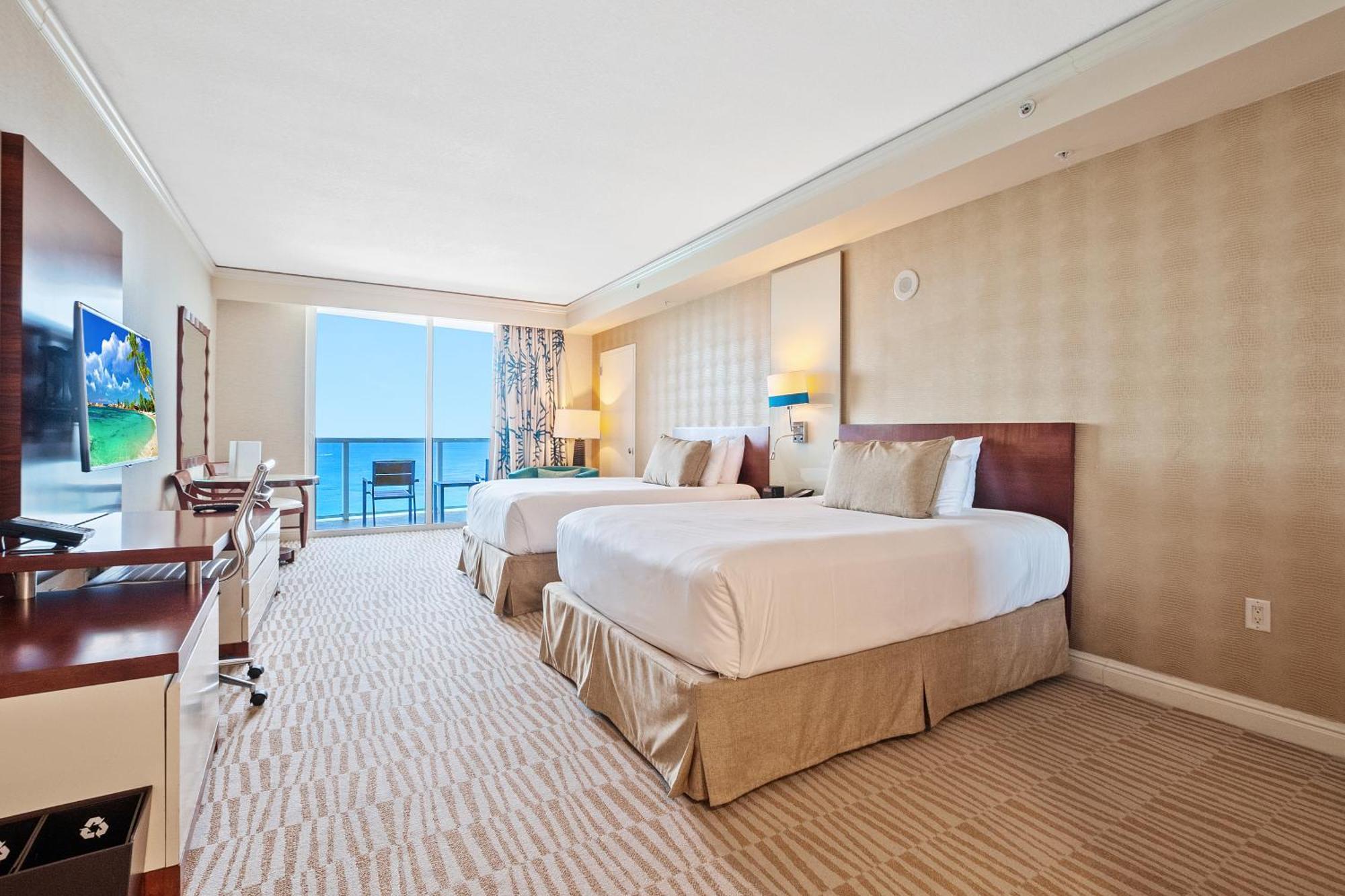 Trump International Deluxe 2 Queen Bed Ocean Front Sunny Isles Beach Buitenkant foto